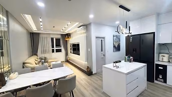 Chung cư Screc, Trường Sa, Q3: 75m2, 2p ngủ, 2wc, full NT, 14triệu