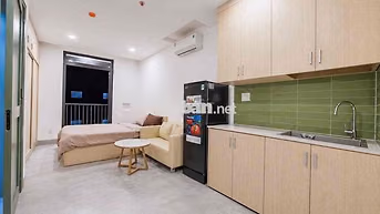 CHDV FULL NỘI THẤT BAN CÔNG MỚI XÂY CÁCH ĐH VĂN LANG CS2 5P ĐI XE