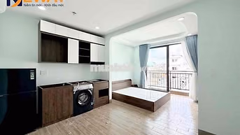 CHO THUÊ STUDIO BAN CÔNG FULL NỘI THẤT MỚI 100% NGAY LÊ TRỌNG TẤN