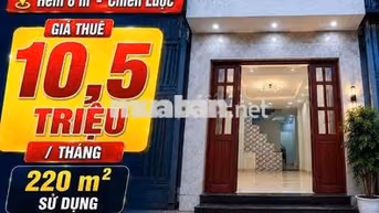 🏠 CHO THUÊ NHÀ ĐẸP – HẺM XE HƠI 8M CHIẾN LƯỢC | 4x22 m