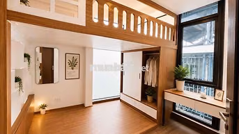 STUDIO GIƯỜNG TẦNG FULL NỘI THẤT CỬA SỔ THOÁNG NGAY ĐẠI HỌC THỦ ĐÔ
