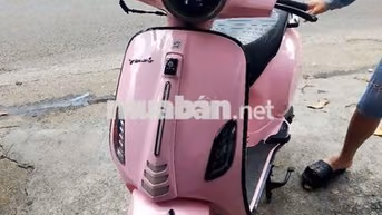 Xe máy Vespa 50cc Hồng biển hcm dễ thương