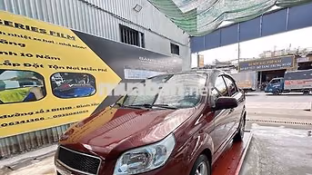 Chiếc Xe Tập Lái Chevrolet Aveo 2018 MT Đỏ