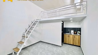 Phòng mới xây 100%, Đi bộ qua nơi học thể dục của Đại Học Công Nghiệp