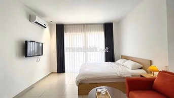 CHO THUÊ CĂN STUDIO TÁCH BẾP, BAN CÔNG- HỌC VIỆN HÀNG KHÔNG