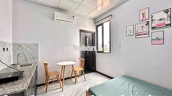 STUDIO CỬA SỔ TRỜI SIÊU ĐẸP GẦN UEH CS N - VHU, CÓ THANG MÁY, HẦM XE