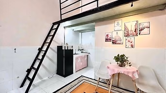 Duplex gác cao IUH VLU sẵn máy lạnh ngay Phan Văn Trị - Ở dc 4 ng 4 xe