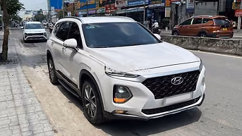 Hyundai Santafe 2020 máy dầu màu trắng