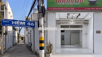 CHO THUÊ MẶT BẰNG LÔ GÓC 2 MẶT THOÁNG - TRUNG TÂM TP. SÓC TRĂNG