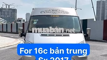 Ford Transit 2017 16c bản trung Bạc