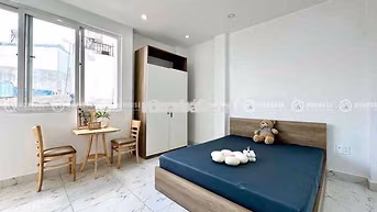 STUDIO CỬA SỔ THOÁNG 30M2 - FULL NỘI THẤT - KHU LÊ VĂN SỸ, GIÁP Q3