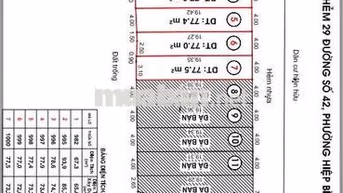 Bán đất hẻm xe hơi ngay chợ Hiệp Bình. Chỉ 4.8 tỷ/lô