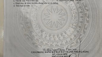 10,7 tỷ/240m2 sàn.Nhà đường Tùng Thiện Vương, 3 tầng,4 P ngủ,khu Nam V