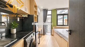 Tòa nhà mới-Thang máy-Hầm xe-Máy giặt riêng-Hẻm xe tải-Gần ĐH Văn Lang