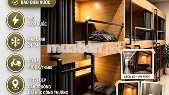 KTX, SLeepbox ngay gần ĐH Công Thương - Tân Phú