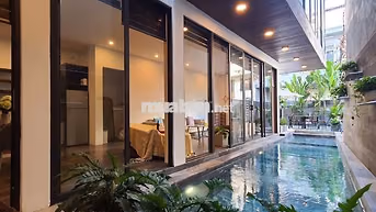 Căn hộ 2 phòng  ngủ, 120m2, có  hồ bơi, cách  biển 5 phút xe đạp