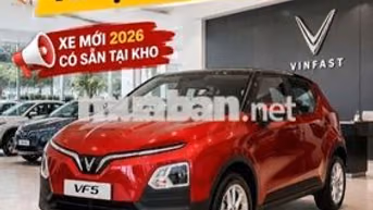 VinFast VF5 2026 Đỏ Trắng Xám