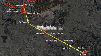 Bán dãy nhà trọ 301m2 đất, gồm 14 phòng sát mặt tiền đường N.V.Quá