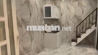 Nhà 1 lầu mới xây đẹp, 4m x 6m, 1PN, 1WC, hẻm 2.5m Mai Xuân Thưởng