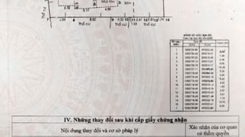 Hóc Môn – Bán Đất 275,6m² Có Sẵn Nhà Cấp 4, 200m² Thổ Cư hẻm Lê Thị Hà