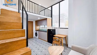 DUPLEX MỚI XÂY FULL NỘI THẤT SÁT LOTTE MART, TDTU, RMIT CỬA SỔ THOÁNG