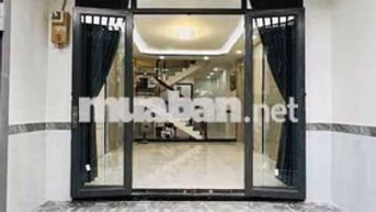BÁN NHÀ ĐẸP CHUẨN - TRUNG TÂM Q12 GIÁP GÒ VẤP - HẺM ÔTÔ THÔNG - 56M2