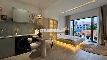 🏡CHO THUÊ CĂN HỘ MỚI 100% - BAN CÔNG FULL NỘI THẤT GẦN NHÀ THỜ ĐỨC BÀ