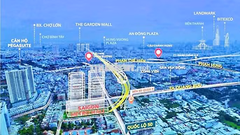 Giỏ hàng CH Skyview đa dạng , vị trí đẹp 4 mặt tiền, cạnh bến xe Q8