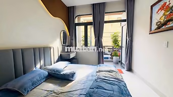 Cho thuê nhà mặt tiền Phan Đăng Lưu, 3 tầng, Full nội thất
