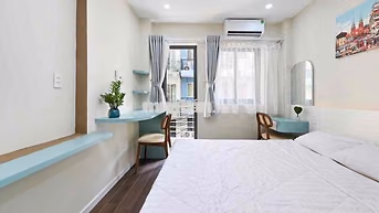 CHO THUÊ CHDV 1PN BAN CÔNG NỘI THẤT TIỆN NGHI NGAY TOÀ NHÀ VIETTEL
