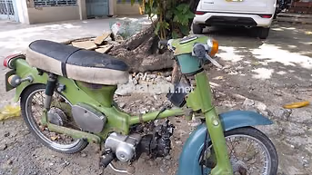 Honda Cub cổ Z2DK Xanh zin nhật