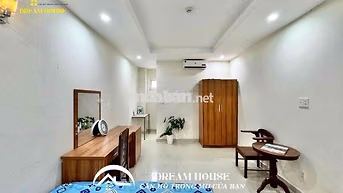 STUDIO SẴN NỘI THẤT CÓ BAN CÔNG CHUNG THOÁNG - THANG MÁY HẦM XE, HUIT
