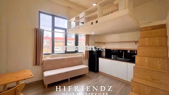 Phòng mới có gác thang máy quận 4 rộng 30m2 - thoáng gần NTTU, ULAW