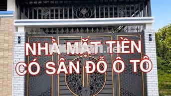 🚩NHÀ MẶT TIỀN LÊ VĂN SÔ TRỤC THÔNG LÊ PHƯỚC THỌ CÓ SÂN ĐẬU OTO