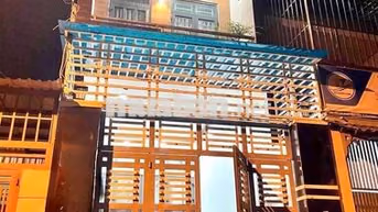 CHO THUÊ NHÀ ĐÚC 4 LẦU ĐƯỜNG THOẠI NGỌC HẦU 4 ,1 x 20 M : 5 PN, 4 Wc
