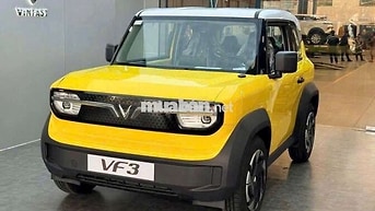 VinFast VF3 Plus Vàng Nóc Trắng