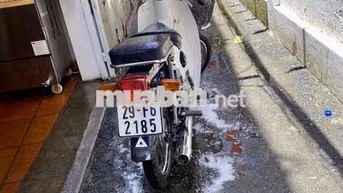 Honda Super Cub 70 Custom Xanh Trắng