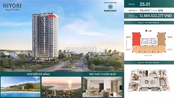 Siêu phẩm căn Penhouse HIYORI Aqua dành cho chủ nhân tinh hoa