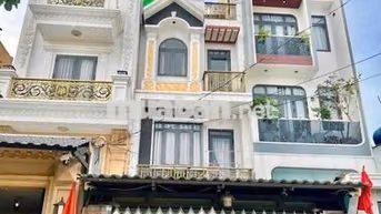 nhà 4x25m 4 tầng 4pn 5wc sân thượng hẻm 7m thông, phù hợp ở làm vp cty