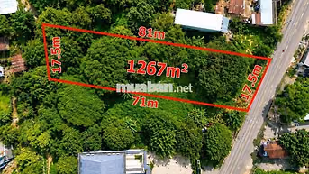 CHỦ KẸT GIẢM 1,5 TỶ, 1.267m2 (17,5x81)ĐINH QUANG ÂN - BIÊN HOÀ , 1