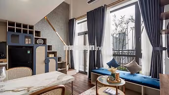 Cho thuê duplex ban công 40m2 mới 100% chỉ 8tr5 gần LOTTE MART, PMH