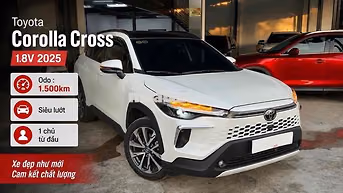 Toyota Corolla Cross 1.8V 2025 siêu lướt 1500km