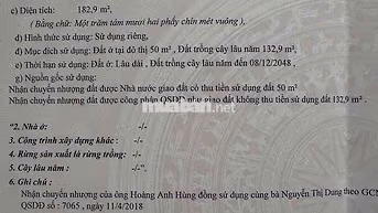 Đất SHR 182,9m2 Gần Trung Tâm Hành chính Công Đồng Phú