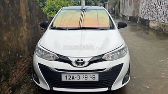 Toyota Vios E 2019 Số sàn Trắng 130000 km