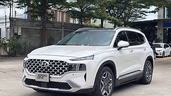 SantaFe 2021 full xăng có Radar hỗ trợ trả góp