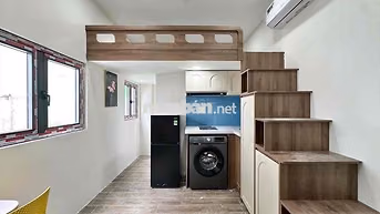 CHO THUÊ CĂN HỘ DỊCH VỤ MỚI XÂY FULL NỘI THẤT NGAY CÔNG VIÊN LÀNG HOA