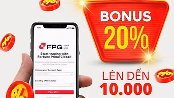 Mở tài khoản FPG, nhận ngay bonus 20%
