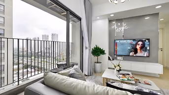 View Đông Bắc đón gió trời,Căn góc 50m2/2PN, sổ sẵn bao VAT, Vay 5 năm