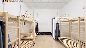 Khai trương ký túc xá mới xây đi bộ qua đh Công Thương đầy đủ nội thất