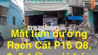 Bán nhà Mặt Tiền đường Rạch Cát ngay chợ